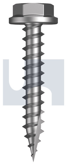 SCREW T17 HEX BARE C4 10-12 X 30 SAND BANK